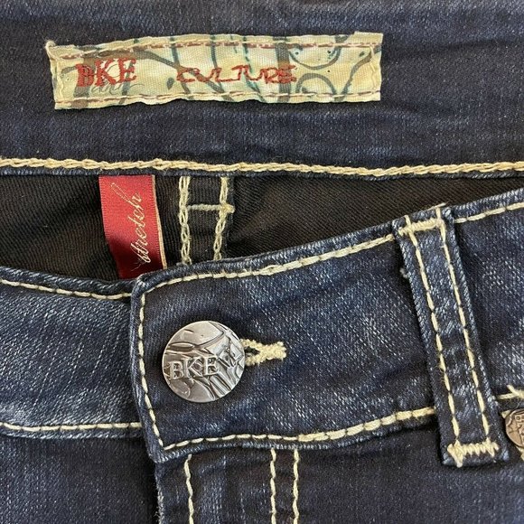 Bke Culture Crop Jeans Size Medium - Picture 7 of 10